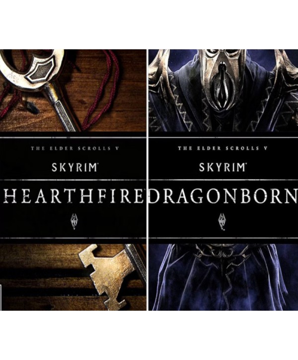 The Elder Scrolls V: Skyrim - Hearthfire + Dragonborn DLC Bundle Steam Key GLOBAL